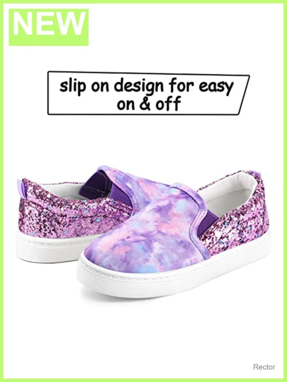 Toddler Slip On Canvas Sneakers for Girls Boys Comfortable Walking Shoes